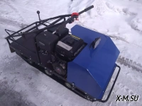 Мотобуксировщик AhtaR ЗИМА с реверсом (задний ход)