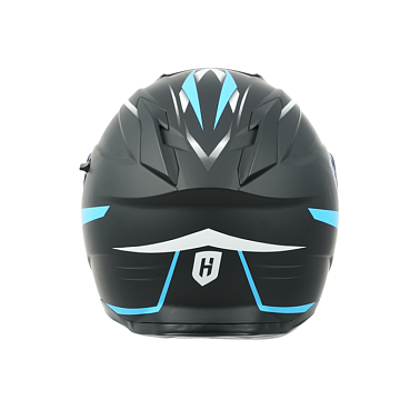 Шлем модуляр HETOSHI FF935 Shogun цв.Черно-сине-белый  р.S
