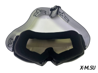 Очки мотокросс FOX XD3-69 коробка цв. оправы Черный цв. стекла Серый 