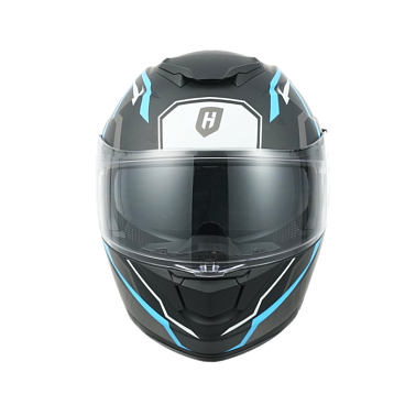 Шлем модуляр HETOSHI FF935 Shogun цв.Черно-сине-белый  р.S