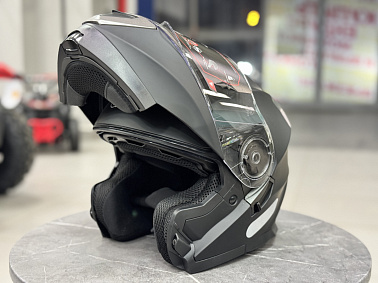 Шлем модуляр HETOSHI XD1-256 цв.Черный матовый  р. XXL