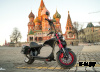 Электробайк WHITE SIBERIA WILD WHEEL RED 3950W