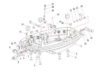 Поддон 2-Х ТАКТНОГО ПЛМ PARSUN T25BM