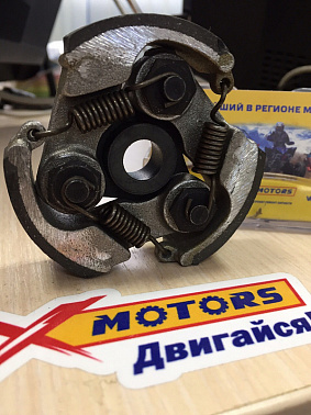 Муфта сцепления ie40-f6 колодки на АТВ Спринт (тройные грузики)  (ie40f-6) 49cc 2T