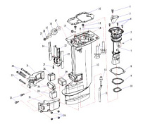 Дейдвуд 2-Х ТАКТНОГО ПЛМ PARSUN T25BM
